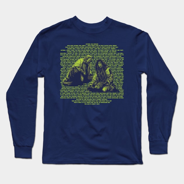 Holy Grail Peasants Being Repressed Scene Long Sleeve T-Shirt by Slightly Unhinged